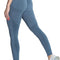 Women'S High Waisted Leggings with Pockets Seamless Scrunch Butt Lifting Workout Gym Vital Tummy Control Yoga Pants (Royale Blue Marl, X-Small)