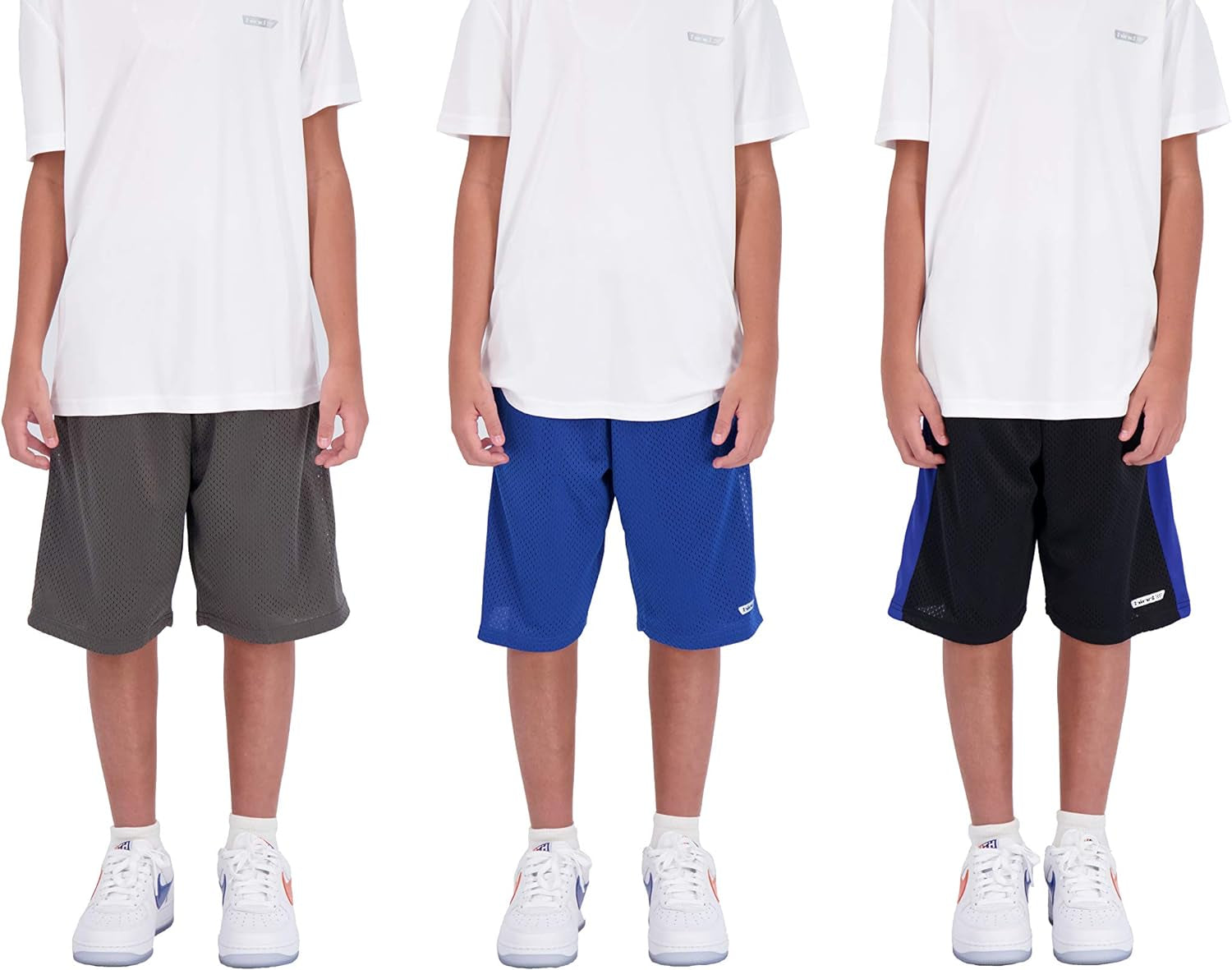 Boys Shorts for Kids 3-Pack Basketball Shorts for Boys Basketball and Sports